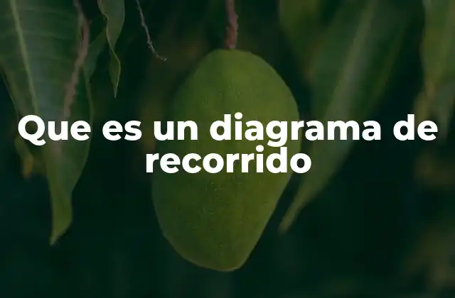 Que es un Diagrama de Recorrido