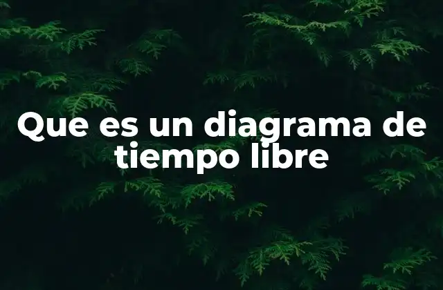 Que es un Diagrama de Tiempo Libre 2 La importancia de la planificación visual en la gestión del tiempo