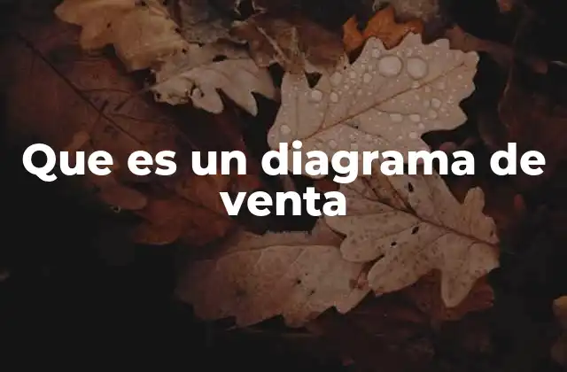 Que es un Diagrama de Venta