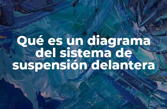 Qué es un Diagrama Del Sistema de Suspensión Delantera