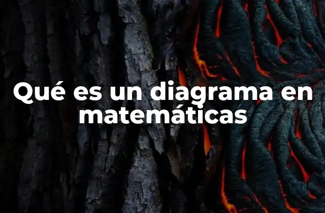 Qué es un Diagrama en Matemáticas