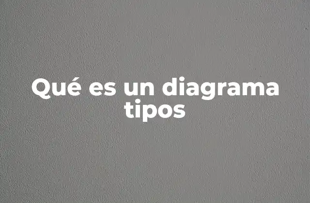 Qué es un Diagrama Tipos