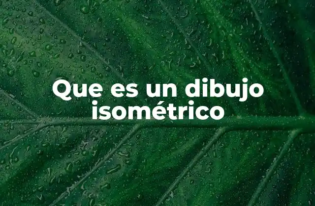 ¿Cómo se diferencia el dibujo isométrico de otros tipos de proyección?