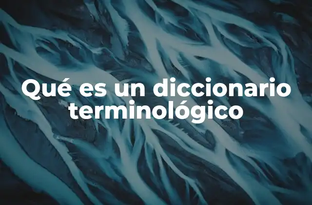 La importancia de los diccionarios terminológicos en el ámbito profesional