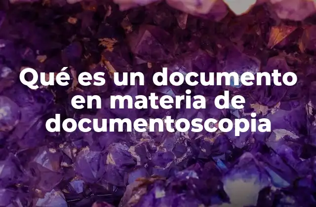 Qué es un Documento en Materia de Documentoscopia 2 La importancia de los documentos oficiales en la seguridad y la identidad