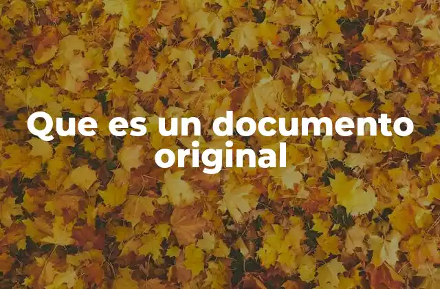 Diferencias entre documentos originales y copias