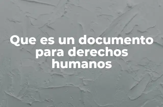 Que es un Documento para Derechos Humanos 2 Los pilares legales de la protección de los derechos humanos