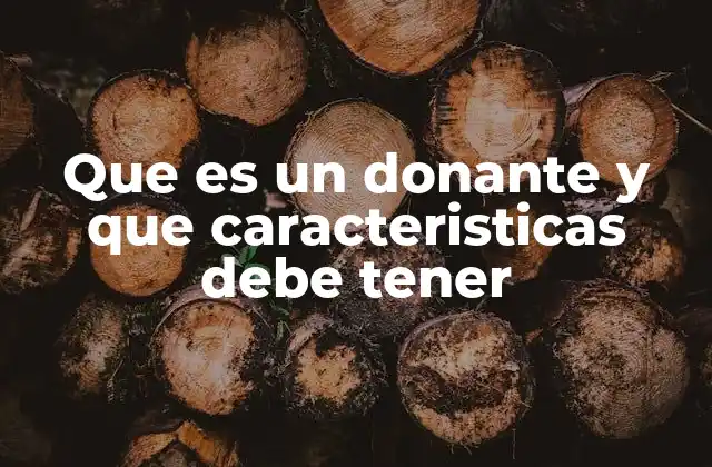 La importancia de la donación en la sociedad