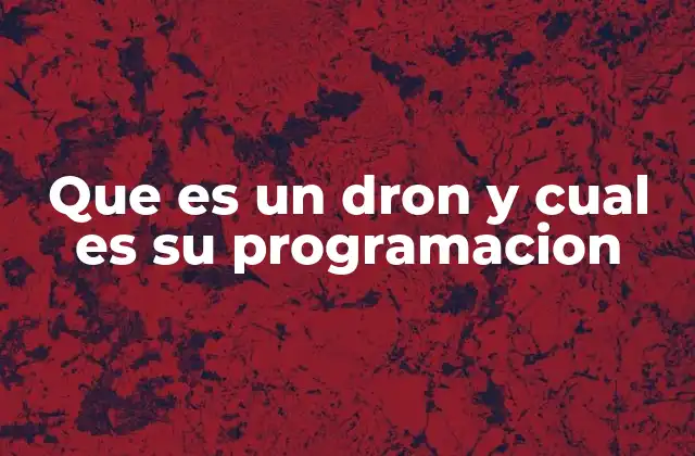 Que es un Dron y Cual es Su Programacion 2 El funcionamiento interno de los drones y su relación con la programación