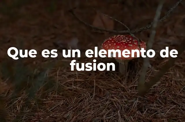 Los elementos clave en la fusión nuclear