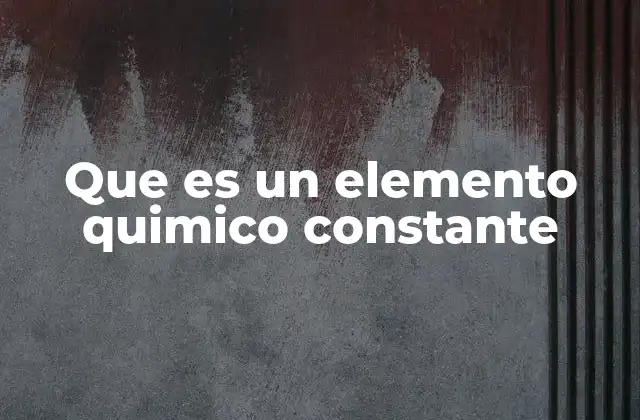 La importancia de los elementos químicos en la vida cotidiana