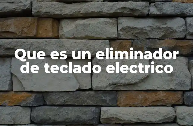 Que es un Eliminador de Teclado Electrico 2 La importancia de mantener tu teclado limpio