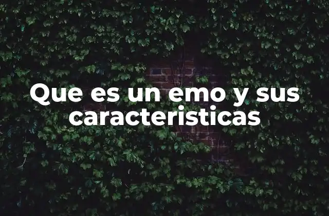 La evolución de la identidad emo a lo largo del tiempo