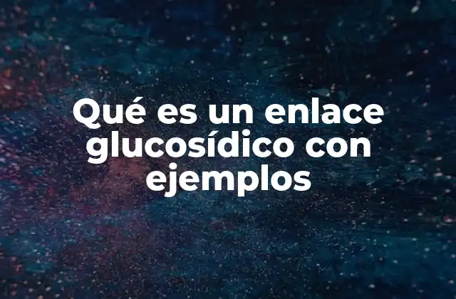 Qué es un Enlace Glucosídico con Ejemplos 2 Diferencia entre enlaces glucosídicos y otros tipos de enlaces en carbohidratos