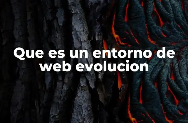 Que es un Entorno de Web Evolucion 2 Cómo la web ha transformado el desarrollo digital