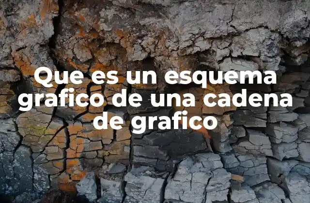 Que es un Esquema Grafico de una Cadena de Grafico