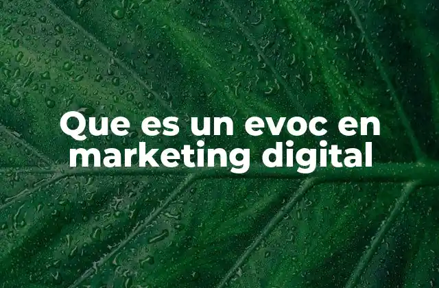 Cómo los evoc mejoran la efectividad del marketing digital