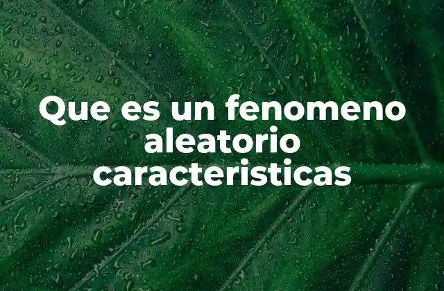 El universo de los eventos impredecibles