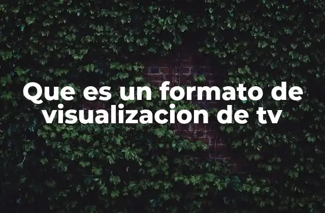 Que es un Formato de Visualizacion de Tv 2 Cómo los formatos de visualización impactan la experiencia del televidente