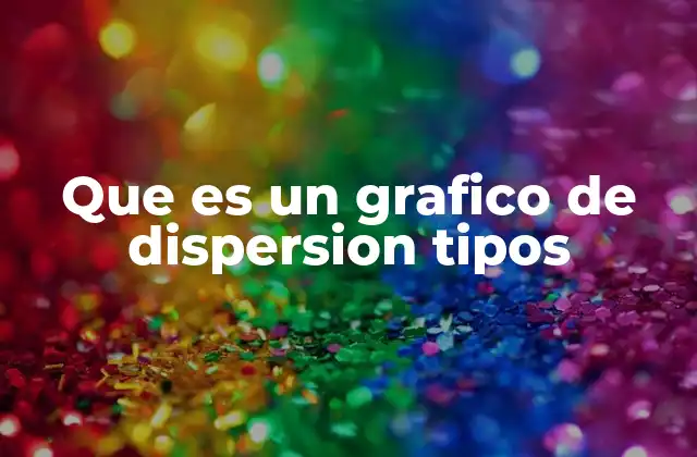 Que es un Grafico de Dispersion Tipos 2 Cómo se utilizan los gráficos de dispersión en el análisis de datos