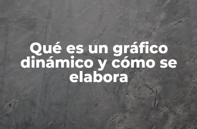 Qué es un Gráfico Dinámico y Cómo Se Elabora 2 ¿Cómo se diferencia de un gráfico estático?