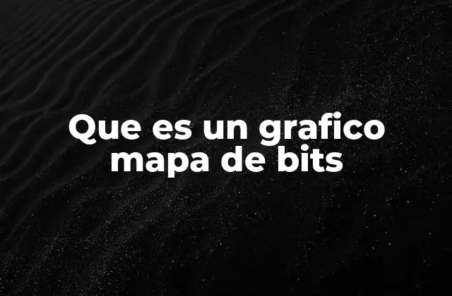 Que es un Grafico Mapa de Bits