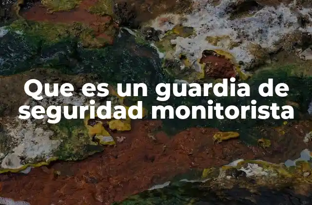 El rol del monitorista en la seguridad moderna