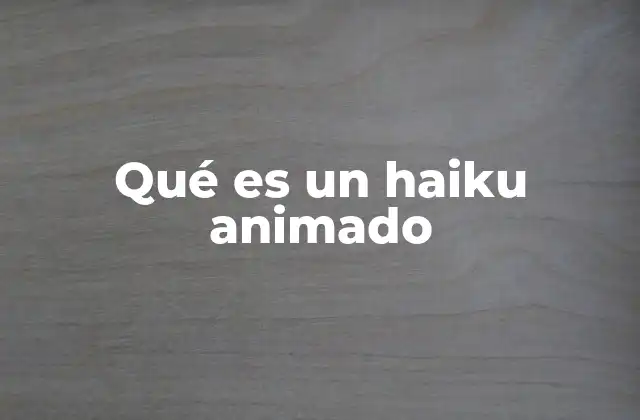 La evolución del haiku en el ámbito audiovisual