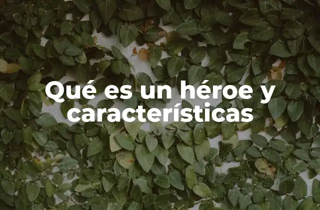 Qué es un Héroe y Características