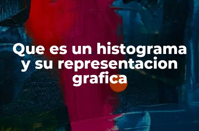 Que es un Histograma y Su Representacion Grafica