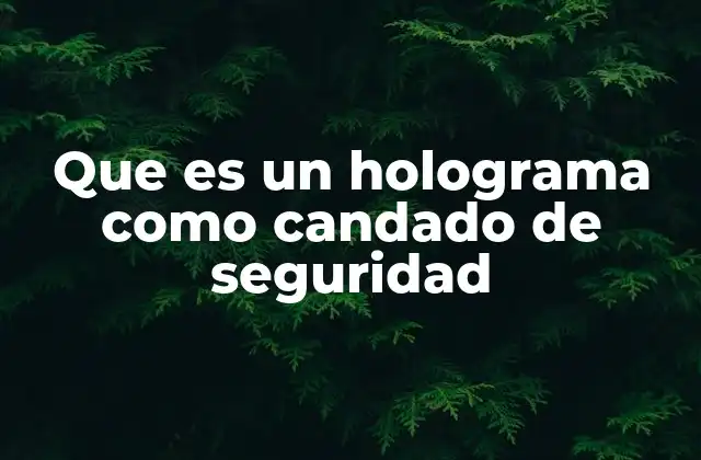 Que es un Holograma como Candado de Seguridad 2 La evolución de los sellos de seguridad