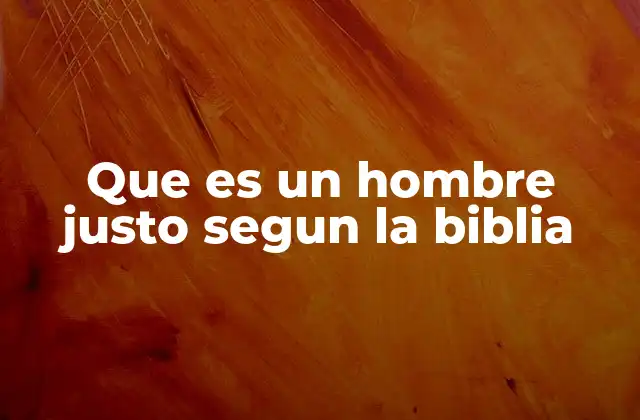 La justicia en la vida del creyente