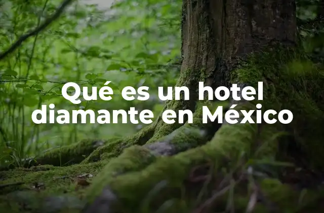 Qué es un Hotel Diamante en México
