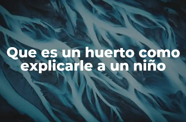 Cómo enseñar a los niños a cuidar un huerto