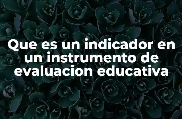 La importancia de los indicadores en el proceso educativo