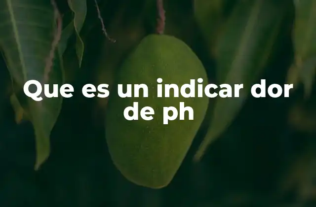 Cómo funcionan los indicadores de pH
