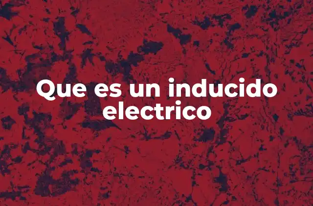 Que es un Inducido Electrico