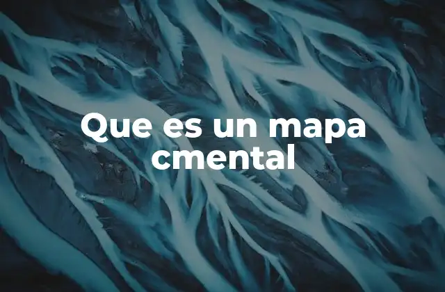 Que es un Mapa Cmental