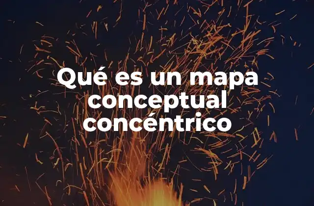 Qué es un Mapa Conceptual Concéntrico