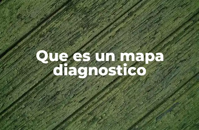 Que es un Mapa Diagnostico