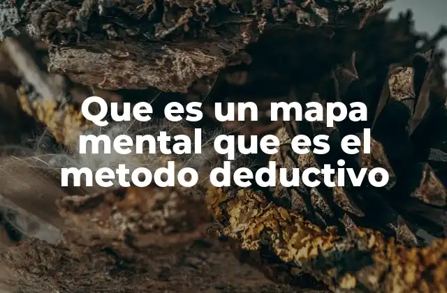 Cómo los mapas mentales y el método deductivo complementan el aprendizaje