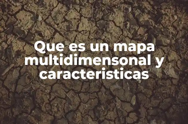 Que es un Mapa Multidimensonal y Caracteristicas