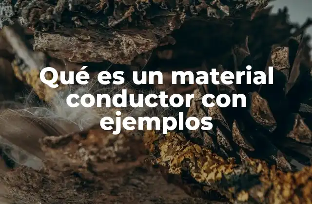 Qué es un Material Conductor con Ejemplos