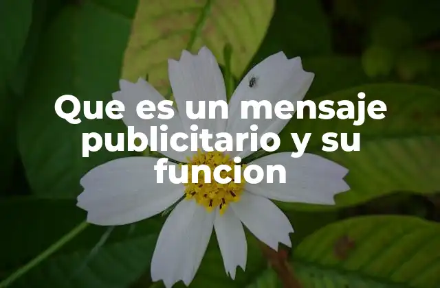 La importancia del mensaje publicitario en el marketing moderno