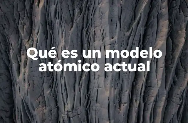 La evolución de la representación atómica