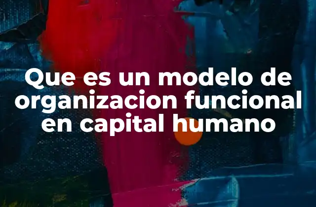 La importancia de la estructura funcional en la gestión de talento