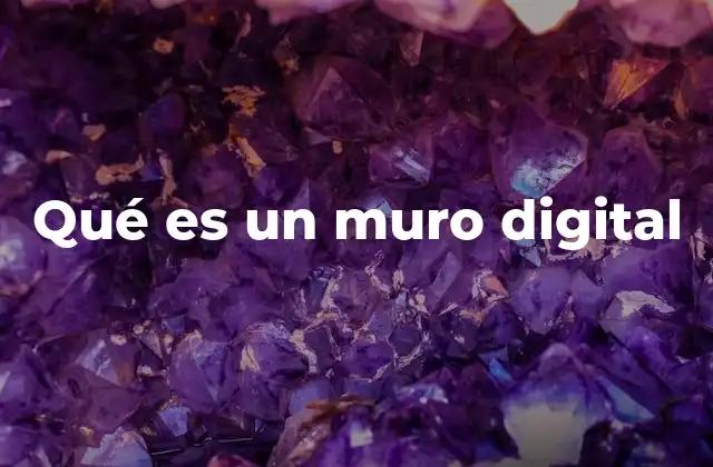 Qué es un Muro Digital