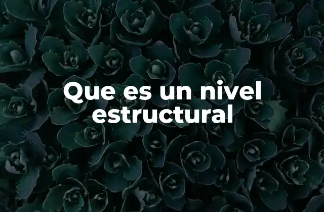 La importancia de los niveles estructurales en la arquitectura moderna