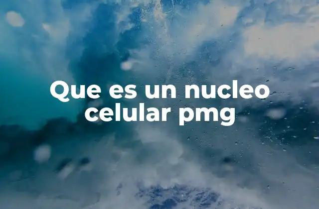 Que es un Nucleo Celular Pmg 2 Estructura y componentes del núcleo celular