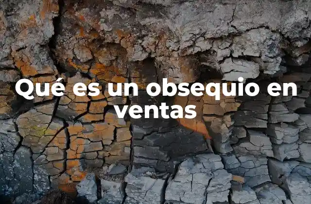 Qué es un Obsequio en Ventas